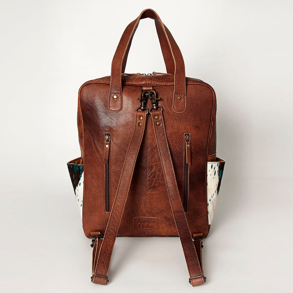 ADBG849D American Darling Saddle Blanket Hair On Genuine Leather Women Bag Western Handbag Purse