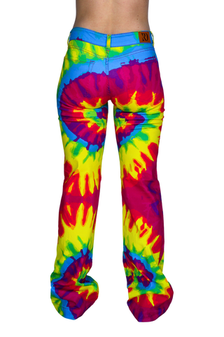 TIE DYE SIGNATURE TROUSER DENIM