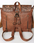 ADBG852A American Darling Hand Tooled Saddle Blanket Hair On Genuine Leather Women Bag Western Handbag Purse