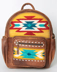 ADBG853B American Darling Saddle Blanket Genuine Leather Women Bag Western Handbag Purse