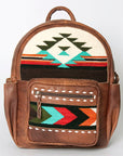 American Darling Backpack Saddle Blanket Genuine Leather Western Women Bag Handbag Purse | for Laptop School