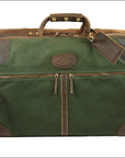 18“W x 12“H x 9“D Leather Duffle Bag 18 Inches