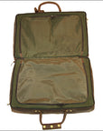 18“W x 12“H x 9“D Leather Duffle Bag 18 Inches
