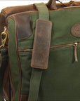 18“W x 12“H x 9“D Leather Duffle Bag 18 Inches