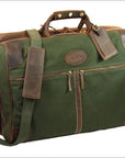 18“W x 12“H x 9“D Leather Duffle Bag 18 Inches