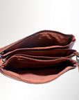 Never Mind Nmbgm122 Clutch Vintage Handmade Genuine Cowhide Leather Women Bag Western Handbag Purse