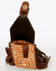 American Darling Cell Phone Holder Hair On Genuine Leather women bag western handbag purse