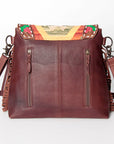 American Darling Cross Body Ii Hand Tooled Hair On Genuine Leather Women Bag Western Handbag Purse