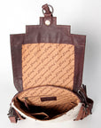 American Darling Cross Body Ii Hand Tooled Hair On Genuine Leather Women Bag Western Handbag Purse