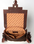 American Darling Cross Body Ii Hand Tooled Hair On Genuine Leather Women Bag Western Handbag Purse
