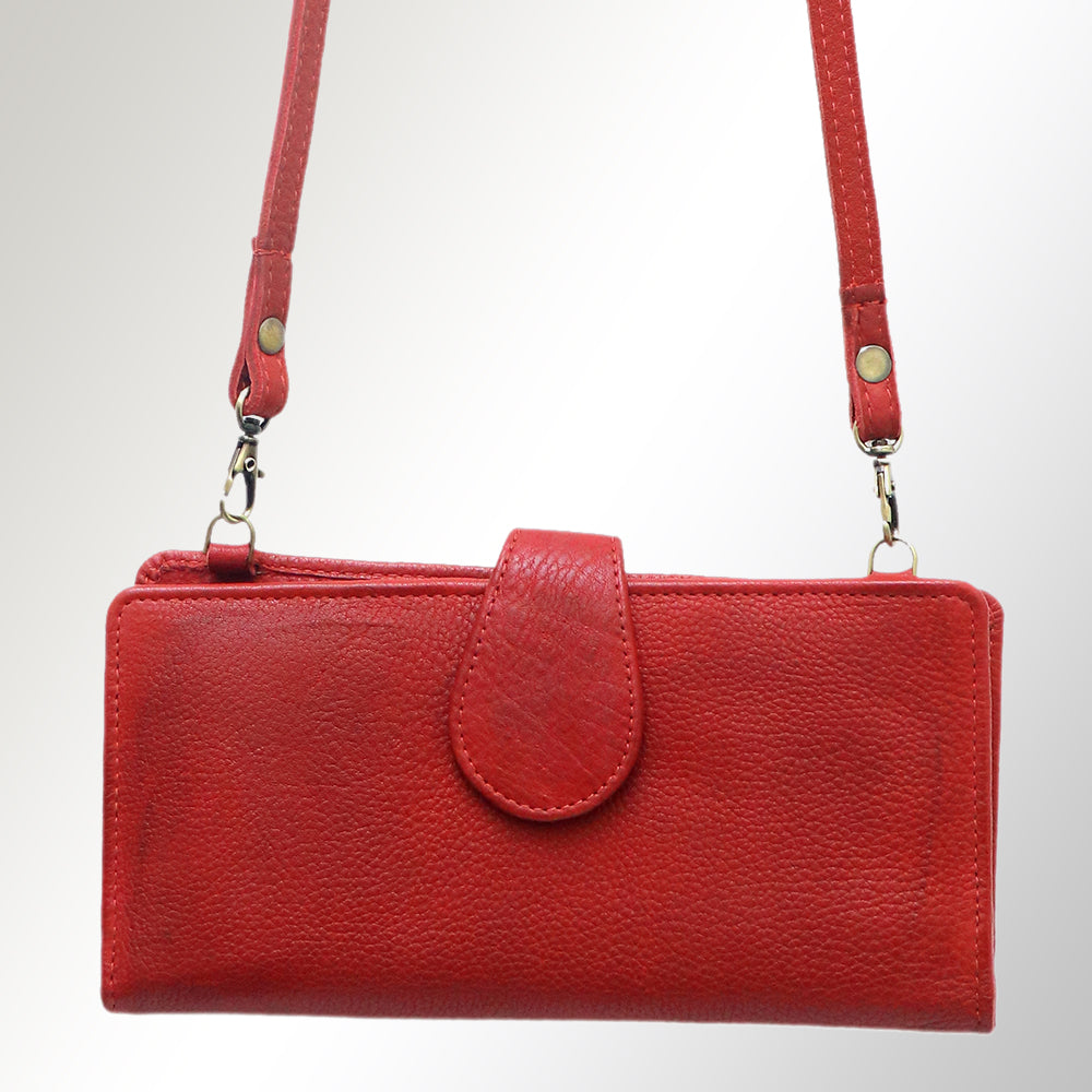 American Darling Wristlet Genuine Leather Women Bag Western Handbag Purse