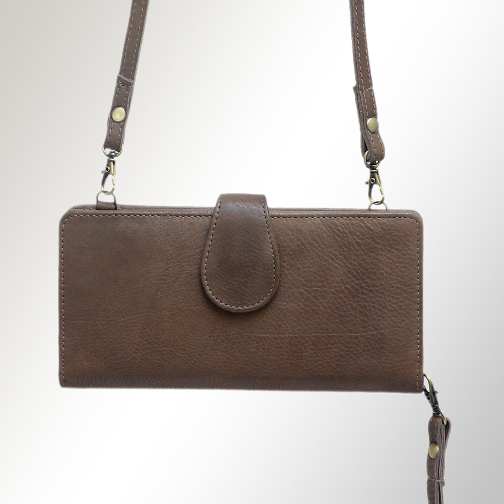 American Darling Wristlet Genuine Leather Women Bag Western Handbag Purse