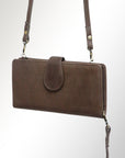 American Darling Wristlet Genuine Leather Women Bag Western Handbag Purse