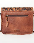 American Darling Small Crossbody Hand Tooled Hair On Genuine Leather Western Women Bag Handbag Purse | for Cute