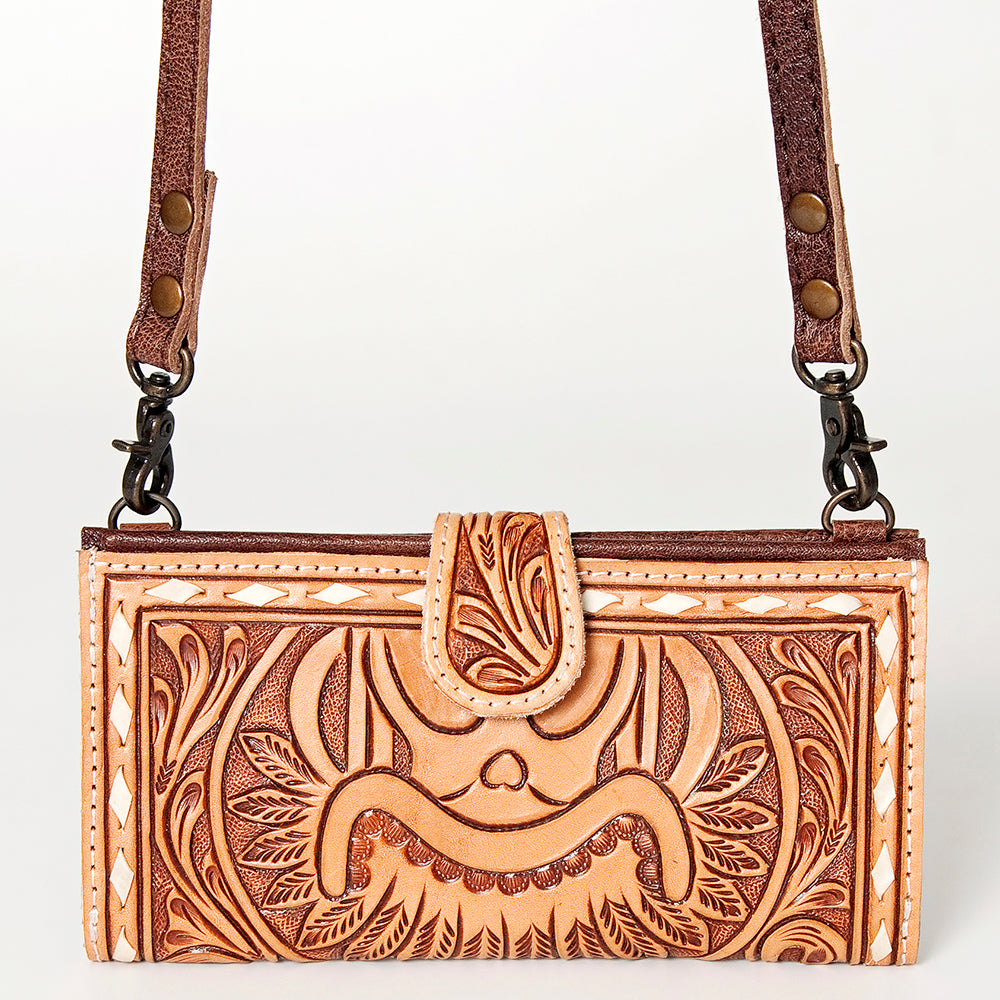 ADBG832A American Darling Hand Tooled Genuine Leather Women Bag Western Handbag Purse