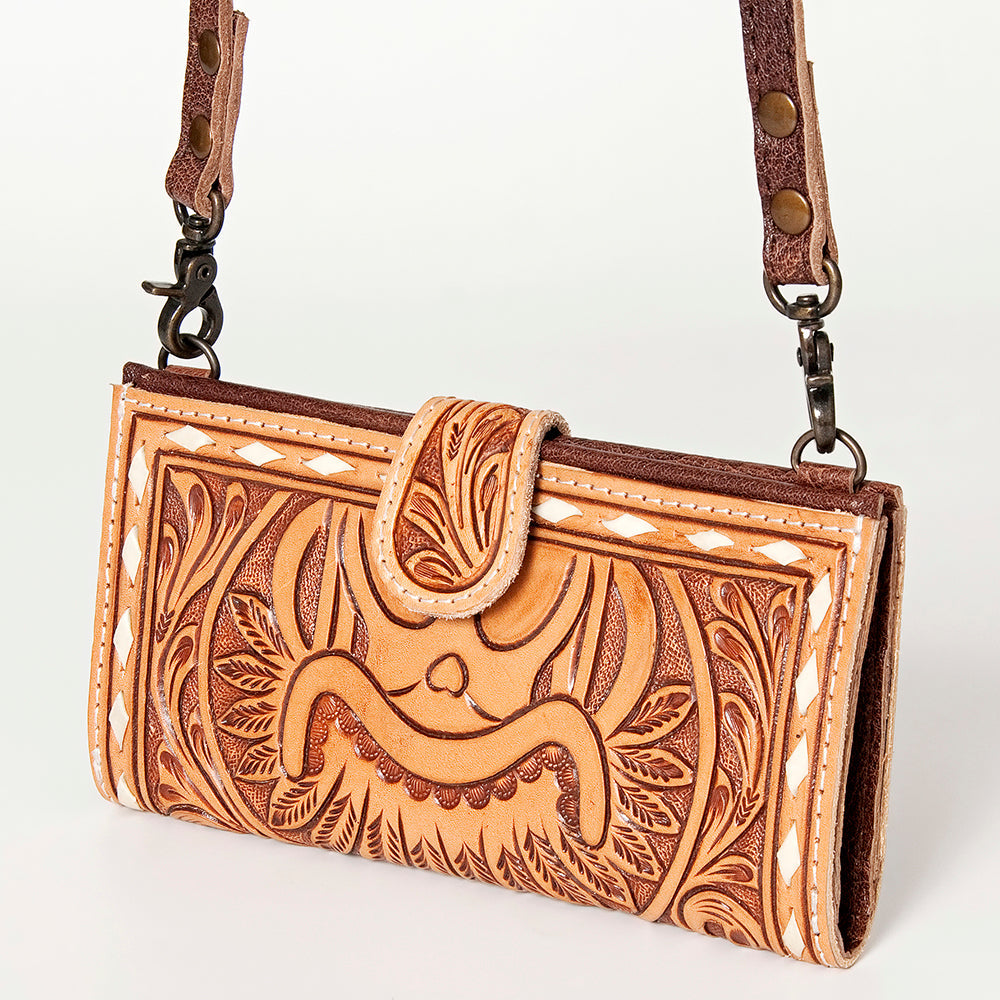 ADBG832A American Darling Hand Tooled Genuine Leather Women Bag Western Handbag Purse