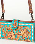 ADBG832D American Darling Hand Tooled Genuine Leather Women Bag Western Handbag Purse