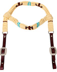 Hilason Horse 100% Wool Headstall Woven Off White