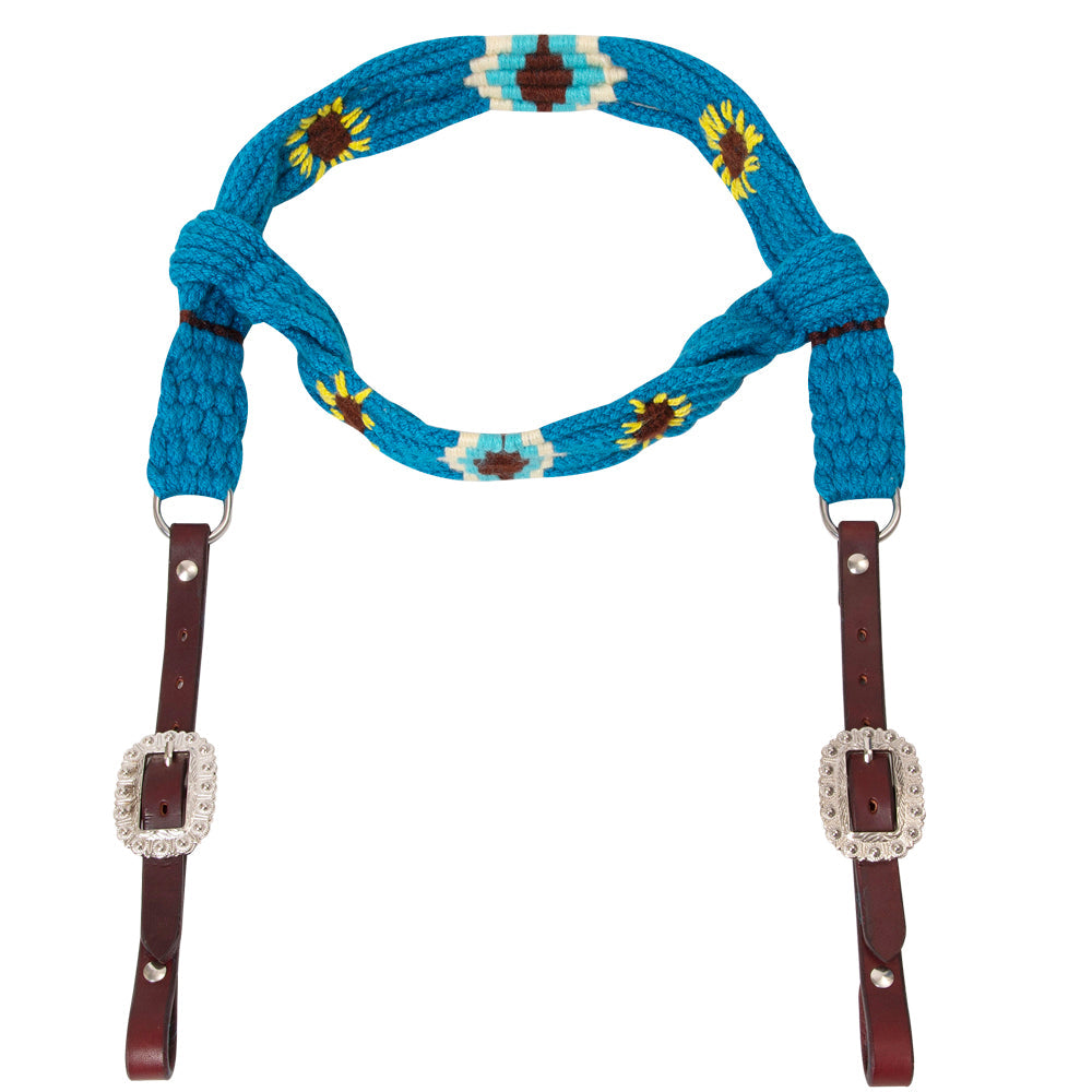 Hilason Horse 100% Wool Headstall Woven Off White