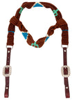 Hilason Horse 100% Wool Headstall Woven Off White