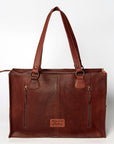 American Darling Hand Tooled Hair On Genuine Leather Women Bag Western Handbag Purse