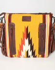 American Darling Signature Crossbody Hand Tooled Saddle Blanket Genuine Leather women bag western handbag purse
