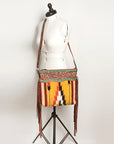 American Darling Signature Crossbody Hand Tooled Saddle Blanket Genuine Leather women bag western handbag purse
