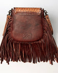 American Darling Messenger Hand Tooled Genuine Leather women bag western handbag purse