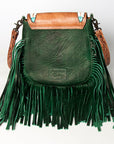 American Darling Messenger Hand Tooled Genuine Leather women bag western handbag purse