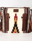 American Darling Signature Crossbody Hand Tooled Saddle Blanket Genuine Leather Women Bag Western Handbag Purse