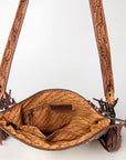 American Darling Signature Crossbody Hand Tooled Saddle Blanket Genuine Leather Women Bag Western Handbag Purse