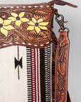 American Darling Signature Crossbody Hand Tooled Saddle Blanket Genuine Leather Women Bag Western Handbag Purse