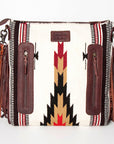 American Darling Signature Crossbody Hand Tooled Saddle Blanket Genuine Leather Women Bag Western Handbag Purse
