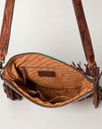 American Darling Signature Crossbody Hand Tooled Saddle Blanket Genuine Leather Women Bag Western Handbag Purse