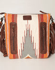 American Darling ADBGZ365 Signature Crossbody Hand Tooled Saddle Blanket Genuine Leather Women Bag Western Handbag Purse