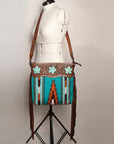 American Darling Signature Crossbody Hand Tooled Saddle Blanket Genuine Leather Women Bag Western Handbag Purse