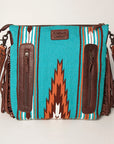 American Darling Signature Crossbody Hand Tooled Saddle Blanket Genuine Leather Women Bag Western Handbag Purse