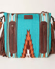 American Darling Signature Crossbody Hand Tooled Saddle Blanket Genuine Leather Women Bag Western Handbag Purse