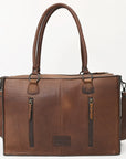 American Darling Tote Hand Tooled Hair On Genuine Leather Women Bag Western Handbag Purse