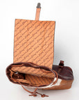 American Darling Hand Tooled Hair On Genuine Leather Women Bag Western Handbag Purse