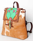 American Darling Hand Tooled Hair On Genuine Leather Women Bag Western Handbag Purse