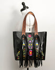 American Darling ADBGZ627 Tote Hand Tooled Genuine Leather Women Bag Western Handbag Purse