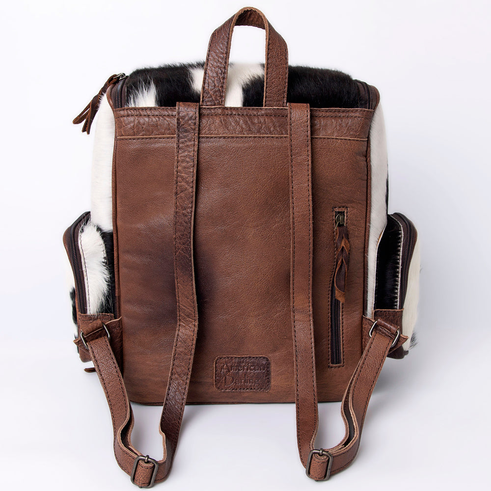 ADBG860A American Darling Hand Tooled Hair On Genuine Leather Women Bag Western Handbag Purse