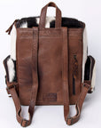 ADBG860A American Darling Hand Tooled Hair On Genuine Leather Women Bag Western Handbag Purse