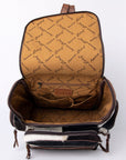 ADBG860A American Darling Hand Tooled Hair On Genuine Leather Women Bag Western Handbag Purse