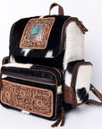 ADBG860A American Darling Hand Tooled Hair On Genuine Leather Women Bag Western Handbag Purse