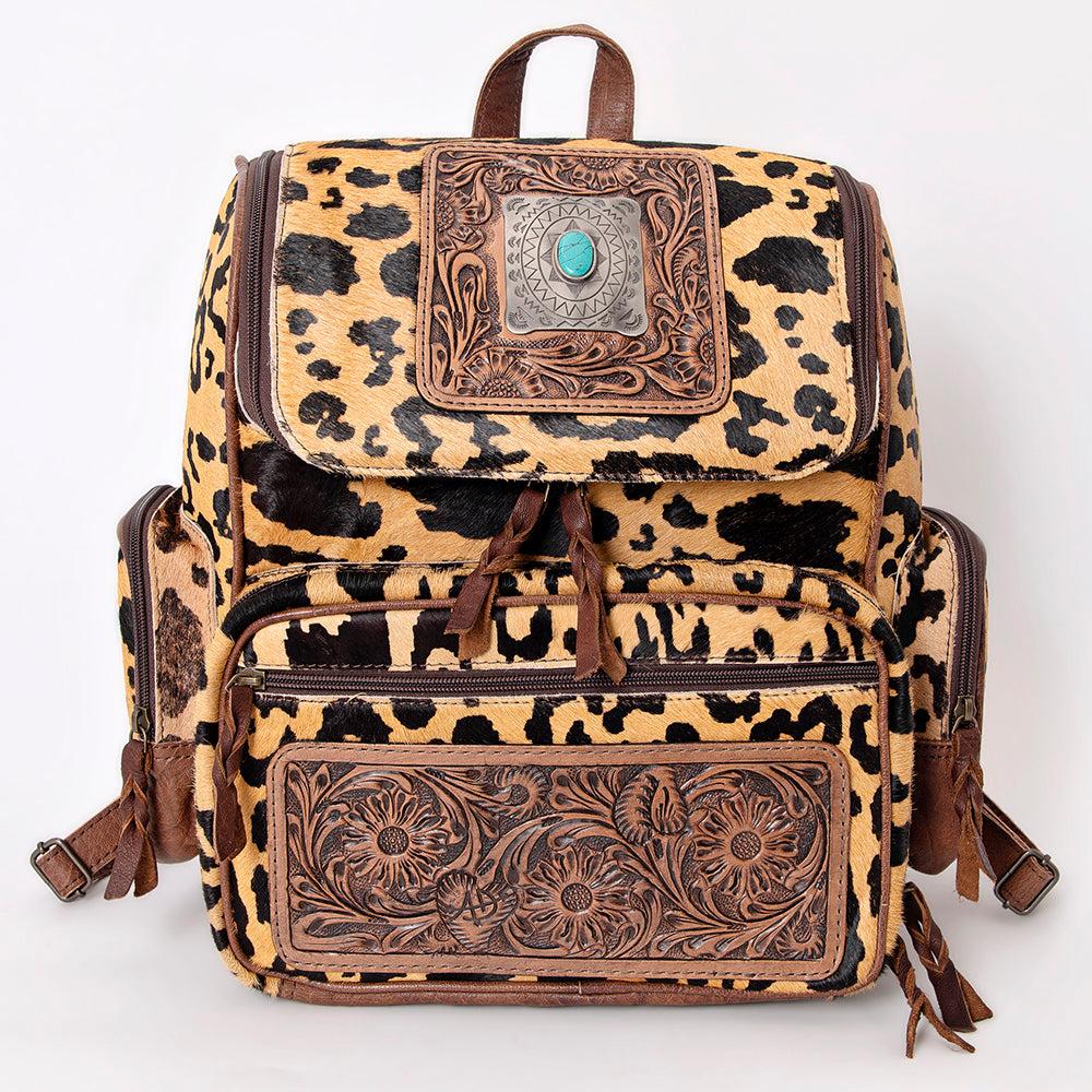 ADBG860C American Darling Hand Tooled Hair On Genuine Leather Women Bag Western Handbag Purse
