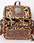 ADBG860C American Darling Hand Tooled Hair On Genuine Leather Women Bag Western Handbag Purse