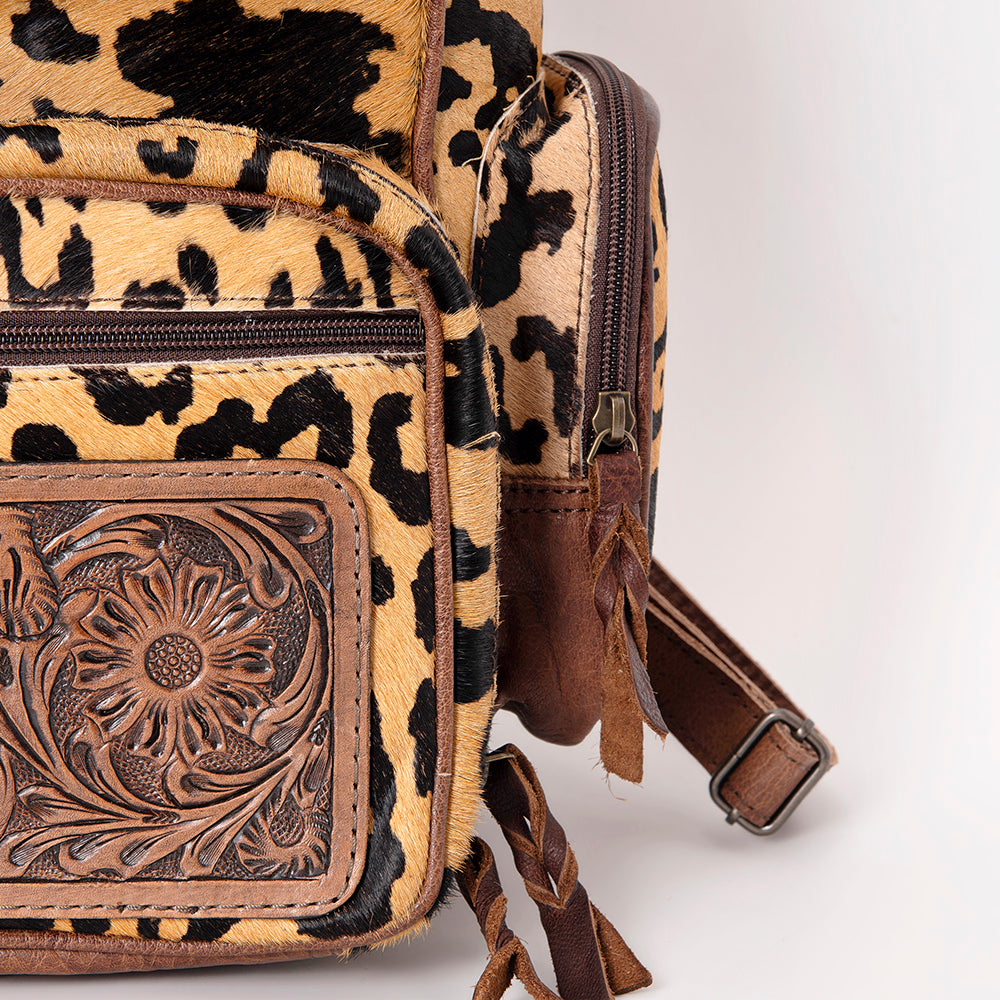 ADBG860C American Darling Hand Tooled Hair On Genuine Leather Women Bag Western Handbag Purse