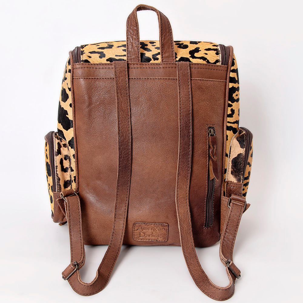 ADBG860C American Darling Hand Tooled Hair On Genuine Leather Women Bag Western Handbag Purse